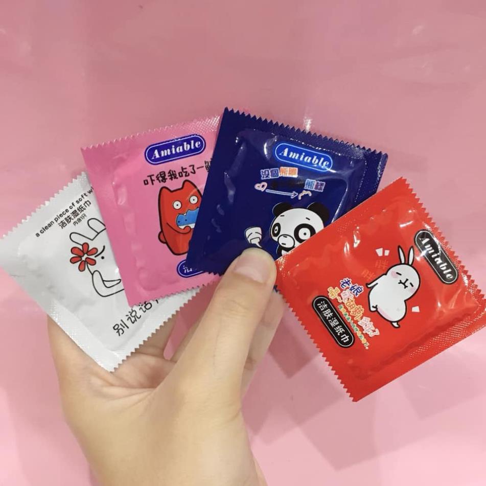 KHĂN GIẤY ƯỚT MINI GIẢ BCS