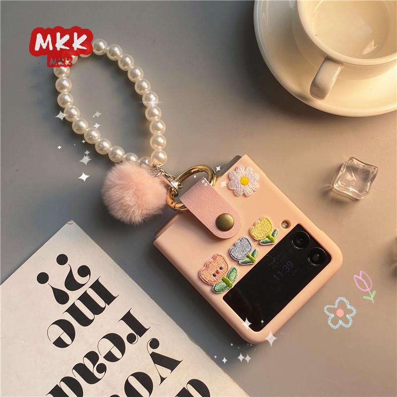 Ốp điện thoại thiết kế mới thời trang theo phong cách Nhật Hàn cho Samsung Zflip 3 7110 Z Flip3 F7110