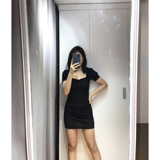 Váy body đen