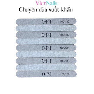 Dũa móng tay nhám opi, dũa móng nail chuyên dụng cho thợ làm móng độ nhám 100/180