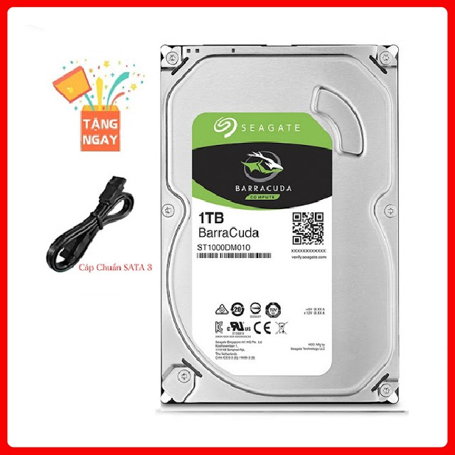 [Mã ELTECHZONE giảm 6% đơn 500K] Ổ cứng 1TB = 1000Gb Segate Chuyên Camera Chính Hãng - BH 24 Tháng