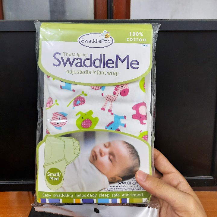 Ủ kén sơ sinh để bé không bị giật mình SwaddleMe 100% cotton