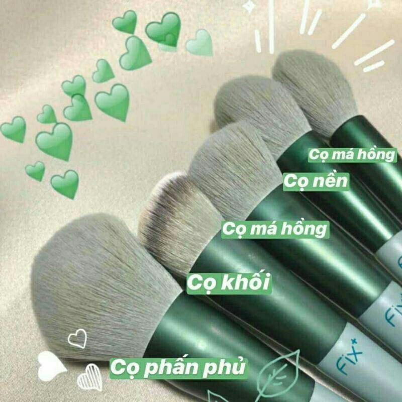 Bộ cọ trang điểm - Cọ makeup 13 món kèm túi đựng