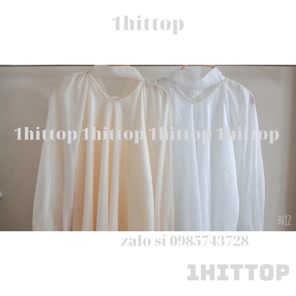 áo babydoll tay bồng tiểu thư dấu quần kaca 1hittop