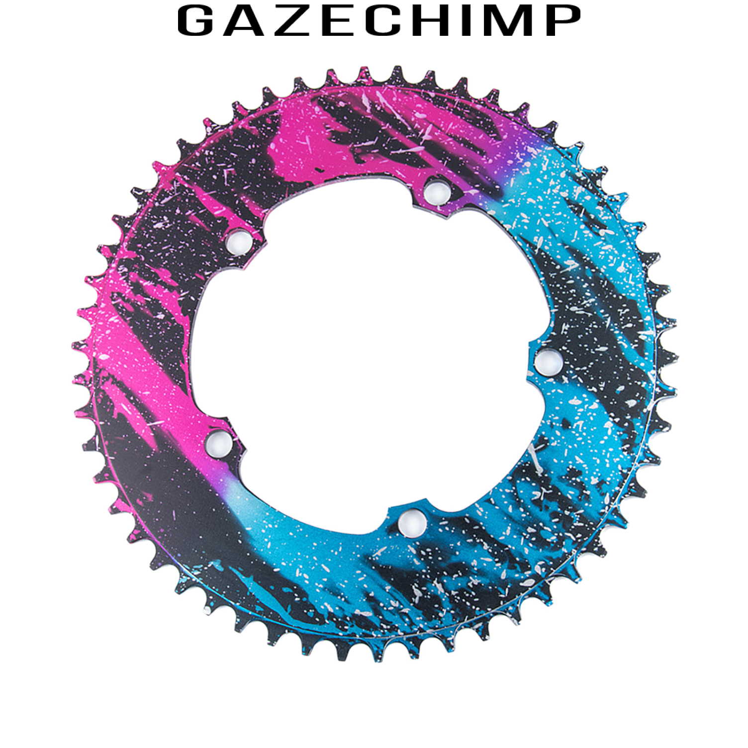 [GAZECHIMP]Bike Chainring Single Speed Road 54T/56T BCD130 Sprocket Refit Chainwheel