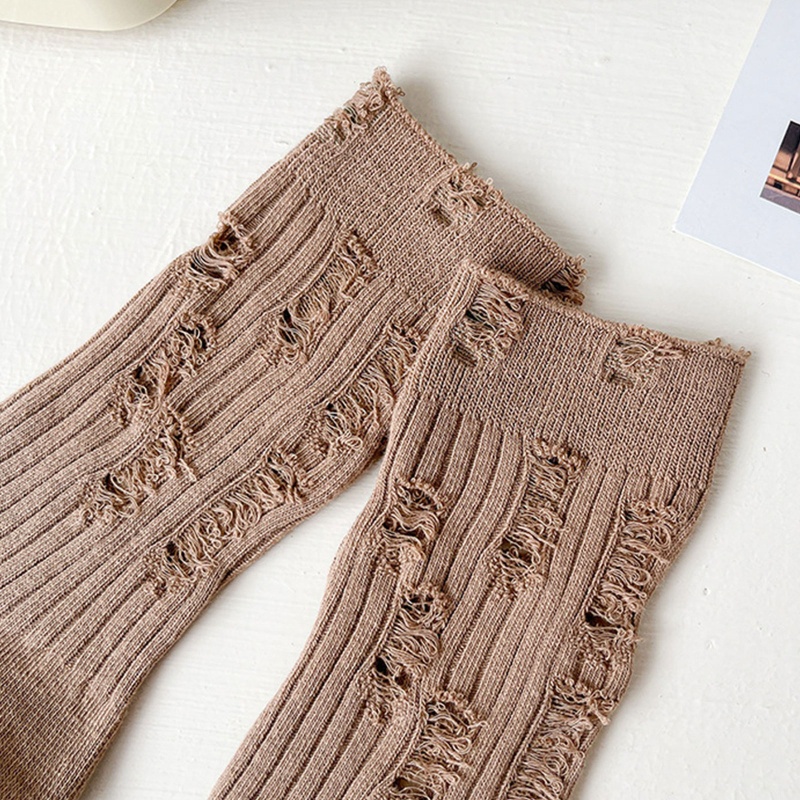 Vớ Cotton Mềm Mại Màu Trơn Phong Cách Gothic Thời Trang Cho Nữ