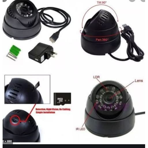 Camera Cctv - Cmos 600tvl Dome Cctv Hỗ Trợ Miro Sd Không Có Dvr