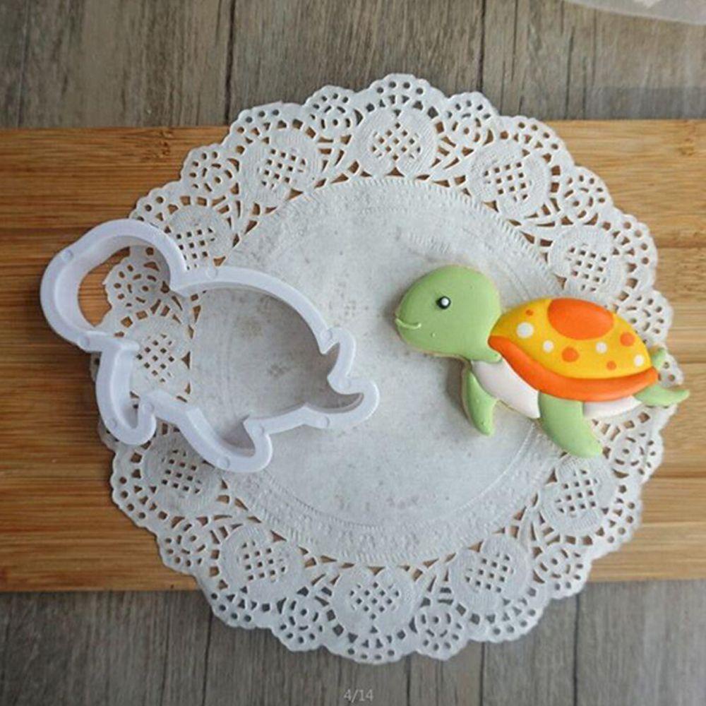 AUGUSTINA Set 8 Khuôn Nhựa Làm Bánh Quy Tạo Hình Ngộ Nghĩnh Tiện Dụng