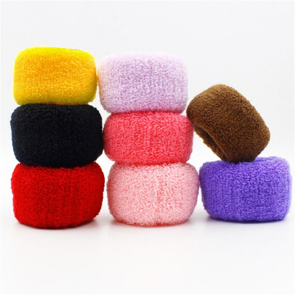 UPSTOP Dây buộc tóc cao su mềm bản rộng co giãn nhiều màu thời trang cho nữ