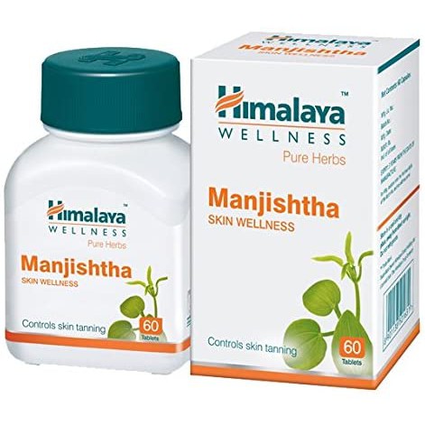 Himalaya Manjishtha - Viên uống làm giảm thâm nám, đẹp da, ngăn ngừa mụn