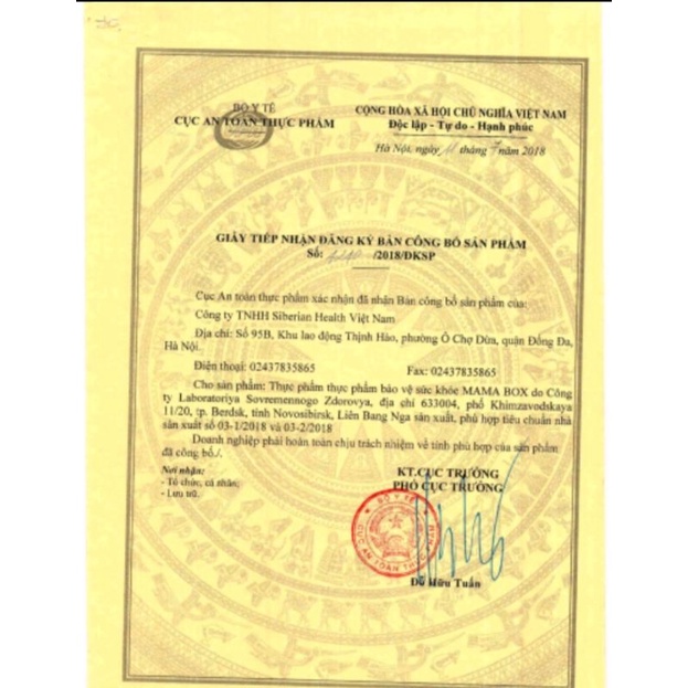 MAMA BOX SIBERI CHĂM SÓC SỨC KHOẺ PHỤ NỮ MANG THAI VÀ CHO CON BÚ
