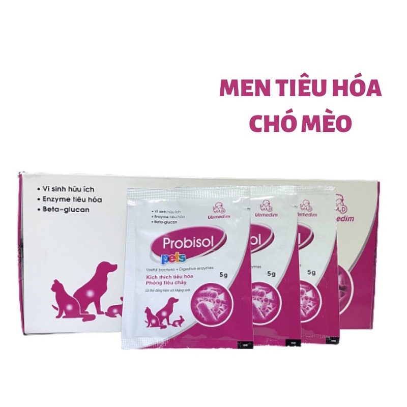 [Mã PET50K giảm Giảm 10% - Tối đa 50K đơn từ 250K] MEN TIÊU HOÁ CHO CHÓ MÈO