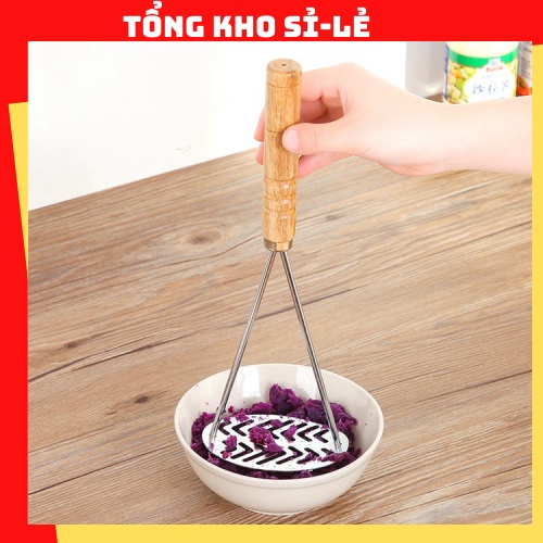 Dụng cụ nghiền khoai tây, khoai củ bằng thép không gỉ đa năng 88267