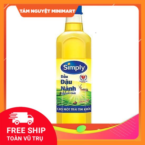Dầu đậu nành Simply 1L