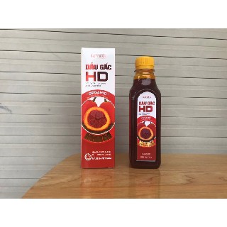 Dầu gấc hd organic nguyên chất 250ml date mới nhất