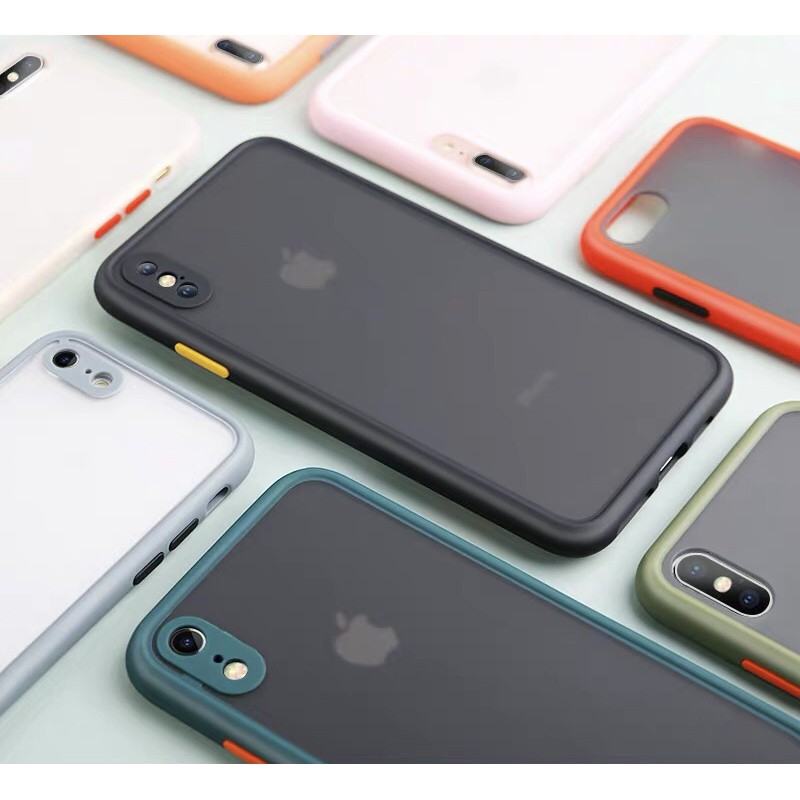 ốp điện thoại Chống Sốc Màu Nhám Cho Iphone 12 Mini 12 Pro Max