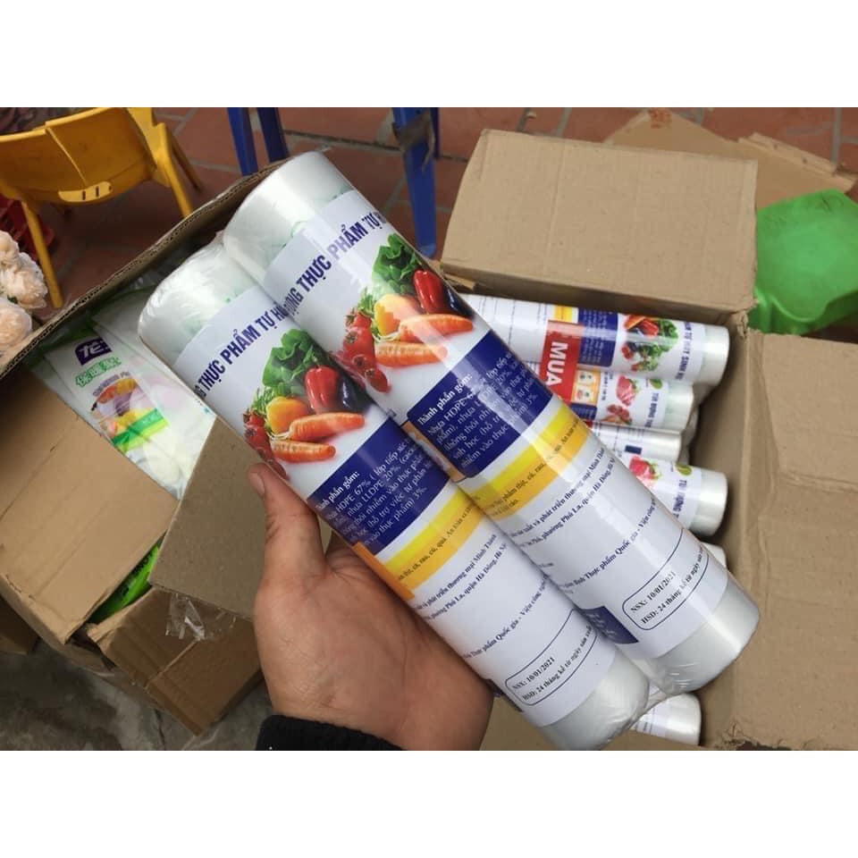 Sét 3 cuộn túi đựng thực phẩm Minh Thành