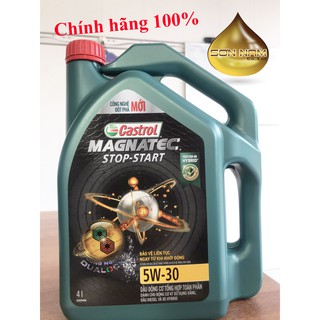 Dầu nhớt xe hơi ô tô Castrol 5w30 Magnatec Stop Start - 4 Lít Tổng Hợp - Động cơ Xăng và Dầu