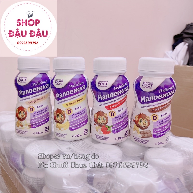 Sữa nước PEDIASURE nội địa Nga chai 200ml
