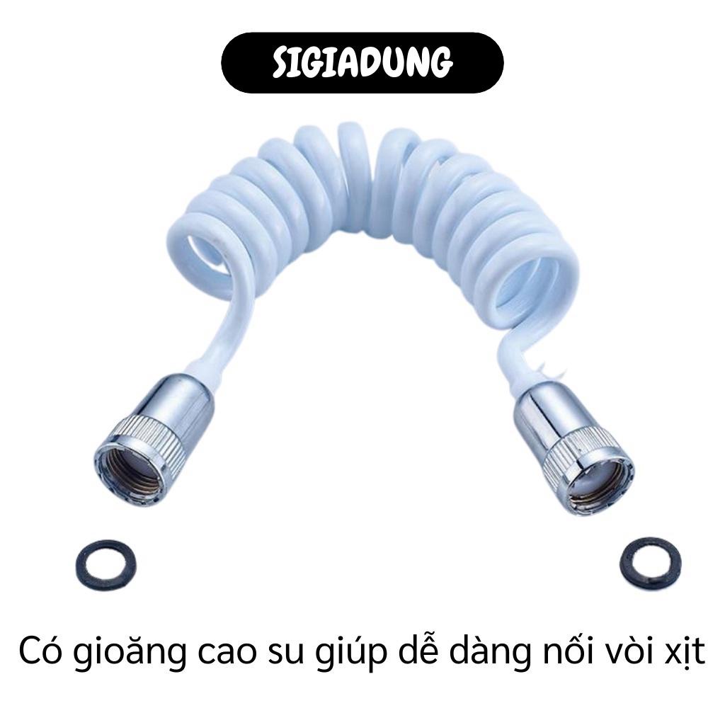 [SGD] Dây Lò Xo Xịt Vệ Sinh - Dây Vòi Xịt Chiều Dài 150cm Nối Vòi Sen Linh Hoạt 8677