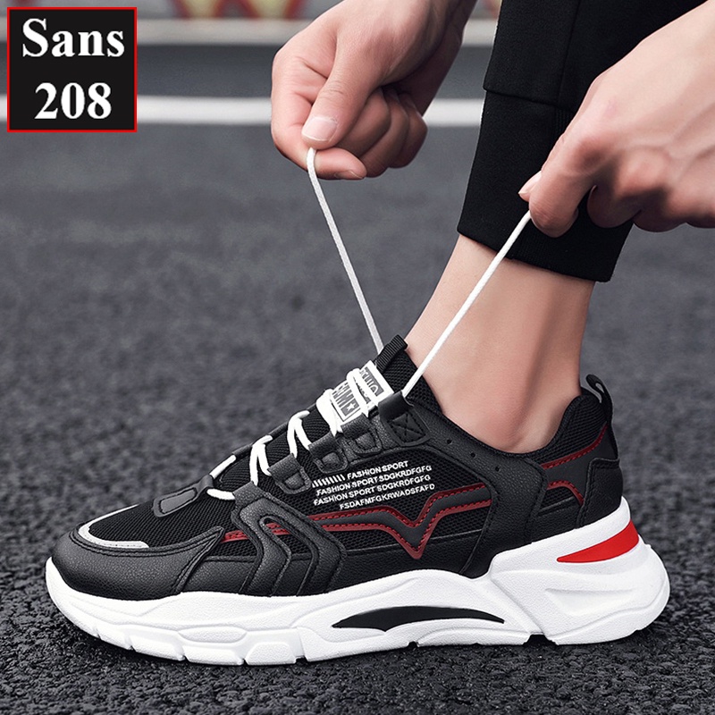 Giày thể thao nam giầy sneaker đen size sai cỡ 39 40 41 42 43