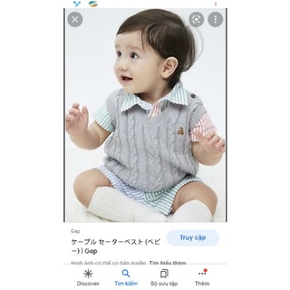 body romper đùi Gap sơ mi bé trai