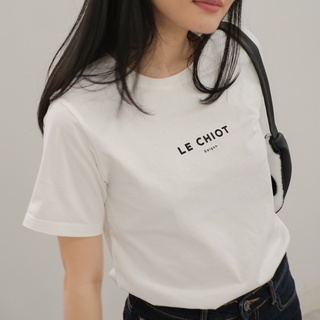 (LAST SALE) Áo thun in trắng đen cotton 🍄 Le Chiot 🍄