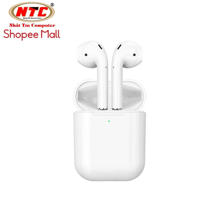 Tai nghe Bluetooth True Wireless Borofone BE30 Plus Original series V5.0, Kết nối popup, Sạc không dây (Trắng)