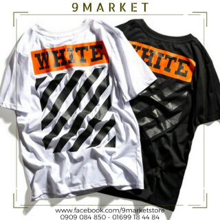 Áo thun OFF WHITE ORANGE (trắng, đen)