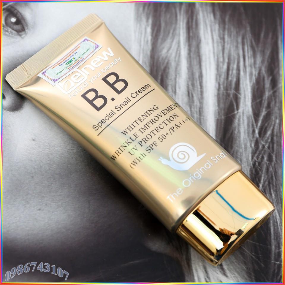 Kem nền BB siêu mịn lâu trôi dưỡng trắng Special Snail Benew Hàn Quốc ASS11 | BigBuy360 - bigbuy360.vn