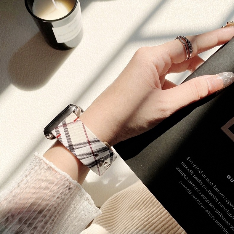 Dây đeo da bò 100% chính hãng thích hợp cho cho đồng hồ Apple Watch 6 Se 5 4 42mm 38mm 44mm 40mm Iwatch 6 5 4