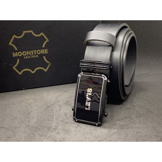 Thắt lưng nam, thắt lưng da bò moonstore da bò 100% hộp đựng sang trọng. freeship -04