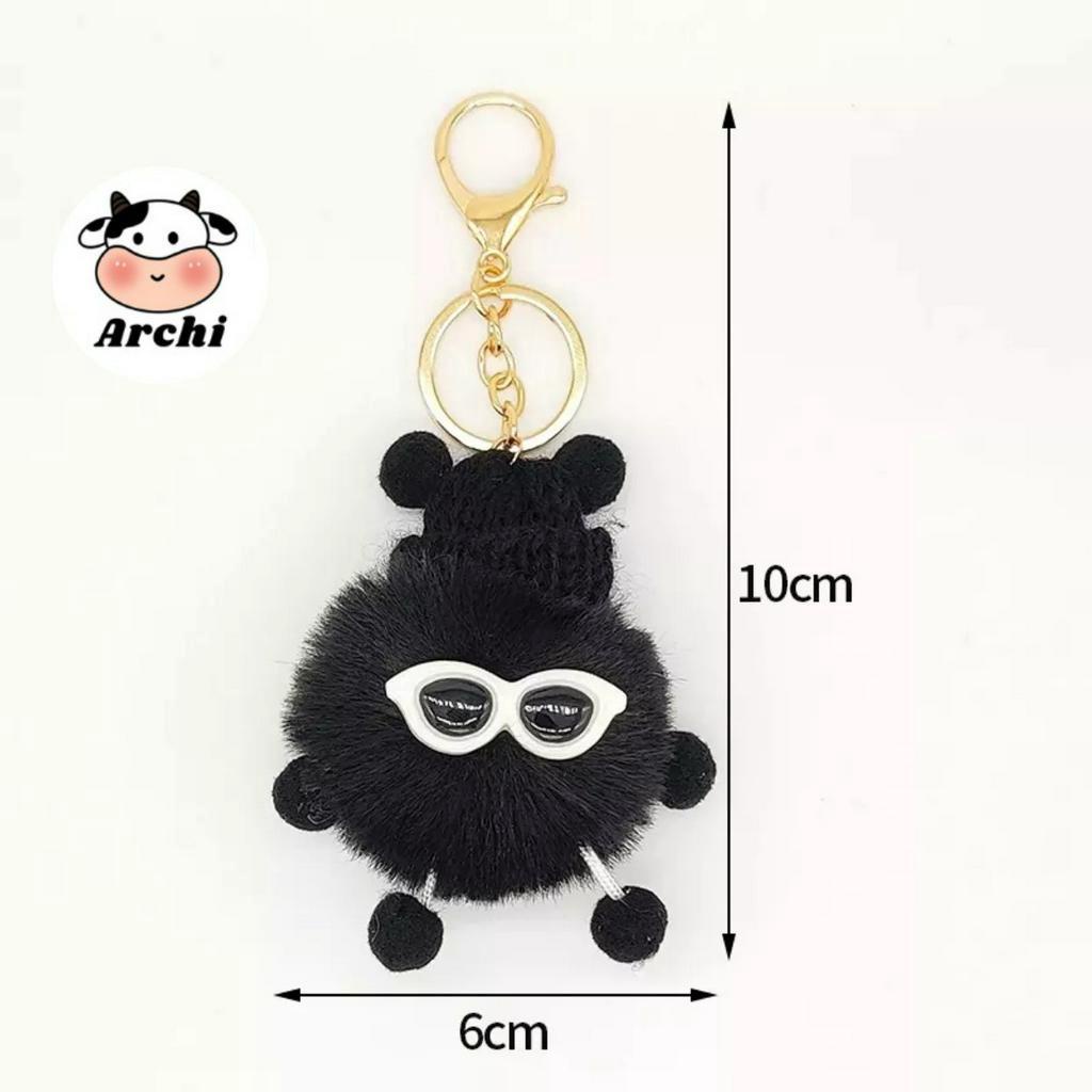 Móc Khóa Banh Xù Mini Dễ Thương