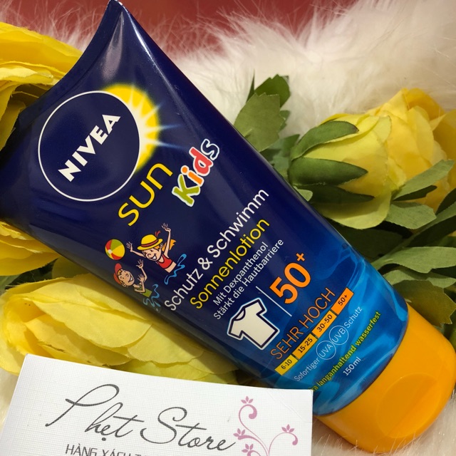 Kem chống nắng Nivea trẻ em
