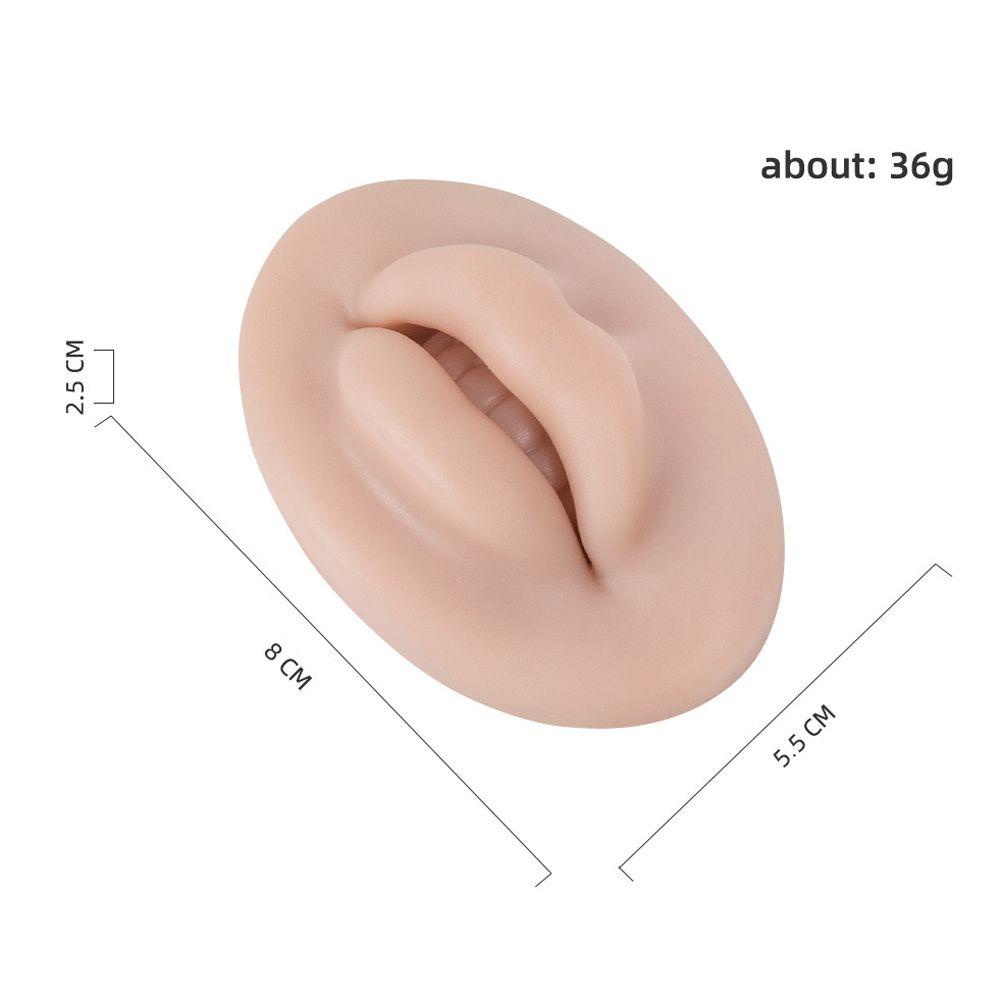 Da Giả Silicone 5D 4 Màu Dùng Thực Hành Xăm Môi