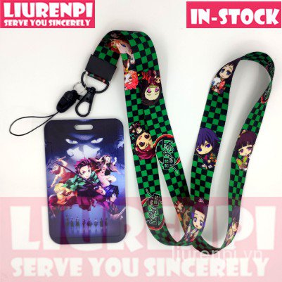 Kimetsu no yaiba Dây Đeo Thẻ Họa Tiết Anime Nezuko Zenitsu  Demon Slayer anime Card Holder With Lanyard Neck Strap Card  Holder nezuko Zenitsu Inosuke Shinobu Christmas present