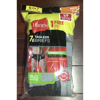 Bộ 7 Quần Lót Nam Hanes Tagless ComfortSoft Briefs Men's 7-Pack (Mỹ)