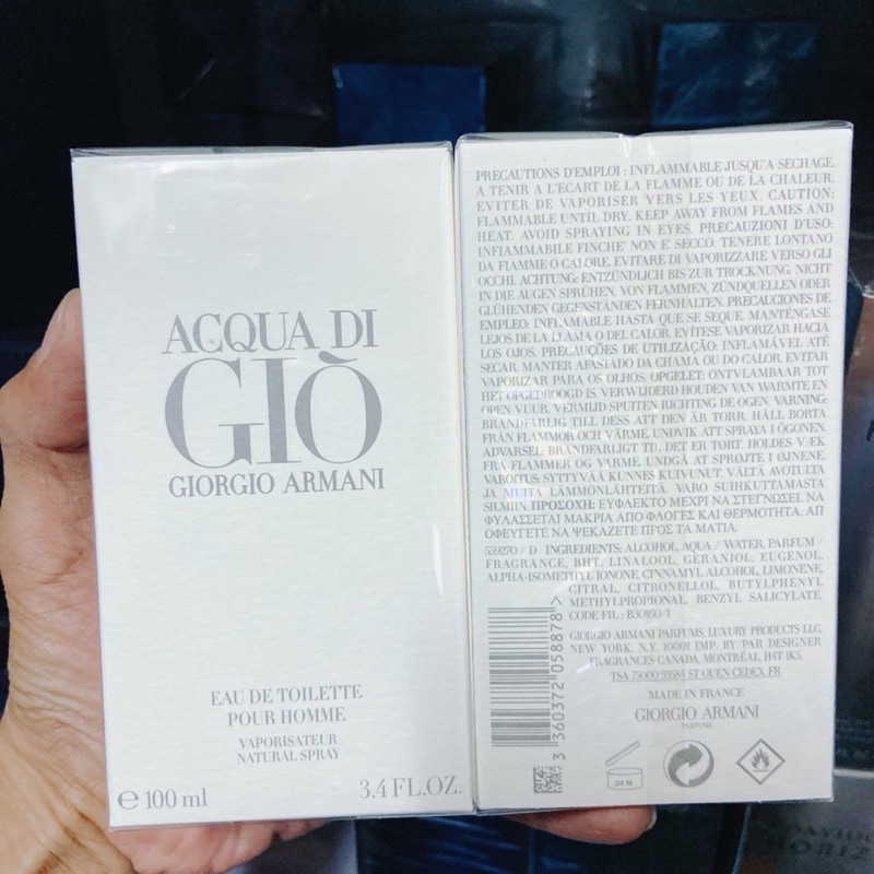 Nước Hoa Chính Hãng ACQua Di Giò