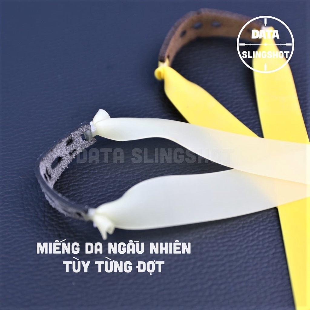 1 Bộ Dây Thun Precise V3 0.55 0.6 0.65 0.7mm cột sẵn khổ thun kéo tới má Somi Full dùng cho Ná Cao Su - DATA SlingShot