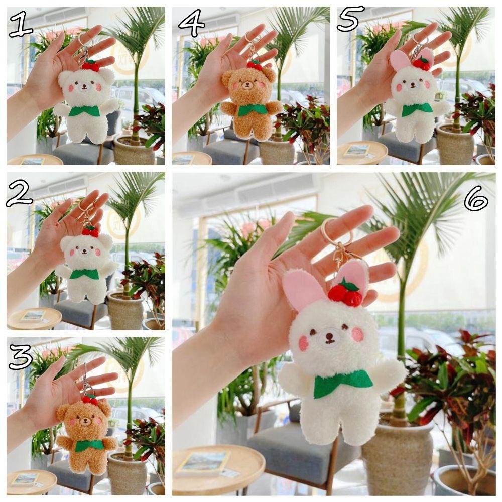 Móc Khóa Hình Gấu Màu Sắc Xinh Xắn
