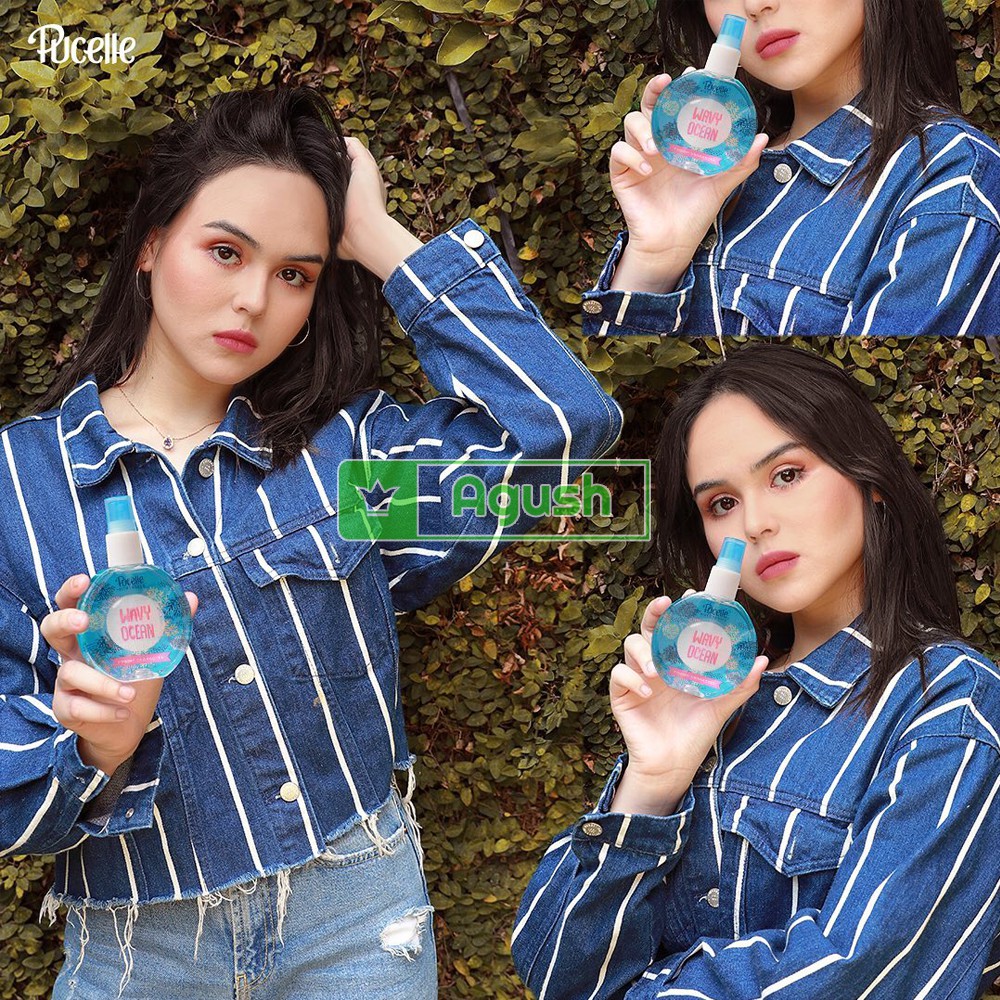 Nước hoa nữ đi học thơm lưu hương lâu Pucelle Mist Cologne Wavy Ocean chai 75ml nhỏ gọn bỏ túi nhẹ nhàng mát mẻ giá rẻ