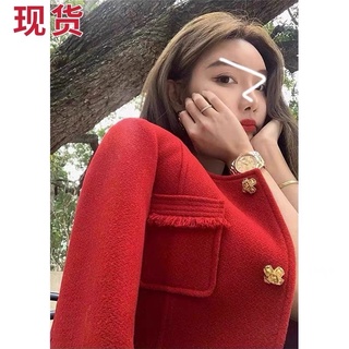 Oder áo dạ thu-đông màu đỏ tươi sang xỉu