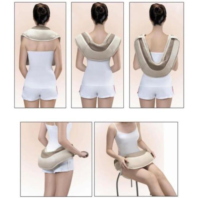 Đai Massage Đấm Lưng, Vai, Cổ, Gáy Neck Shoulder W-808 Cao Cấp