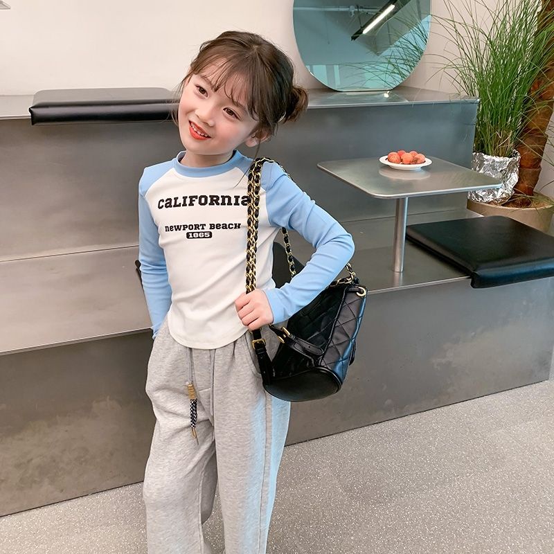 Hàng Mới Về Mới Áo Thun Cotton Tay Dài Thoải Mái Dễ Phối Đồ Thời Trang Mùa Thu Phong Cách Phương Tây Cho Nữ