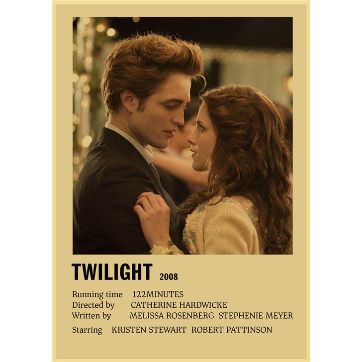 Poster Phim dirty Dance / pulp fiction / your name / the office / la la land / retro Treo Tường Trang Trí Phòng