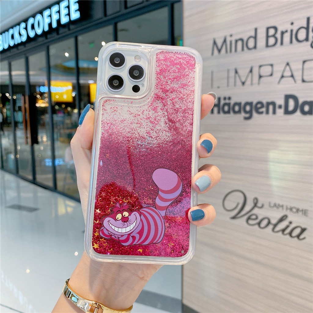 Disney Ốp Điện Thoại Kim Tuyến In Hoạt Hình stitch Cho iphone 15 11 12 13 14 pro max i14 xr 8plus