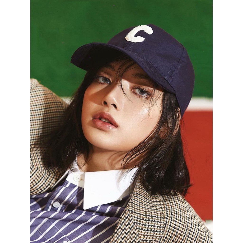 Mũ Lưỡi Trai Chất Liệu Cotton Họa Tiết Chữ C Sành Điệu