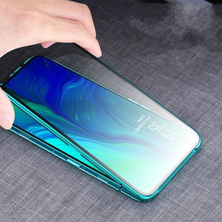 Ốp điện thoại 2 mặt kính cường lực từ tính dành cho OPPO F9 F11