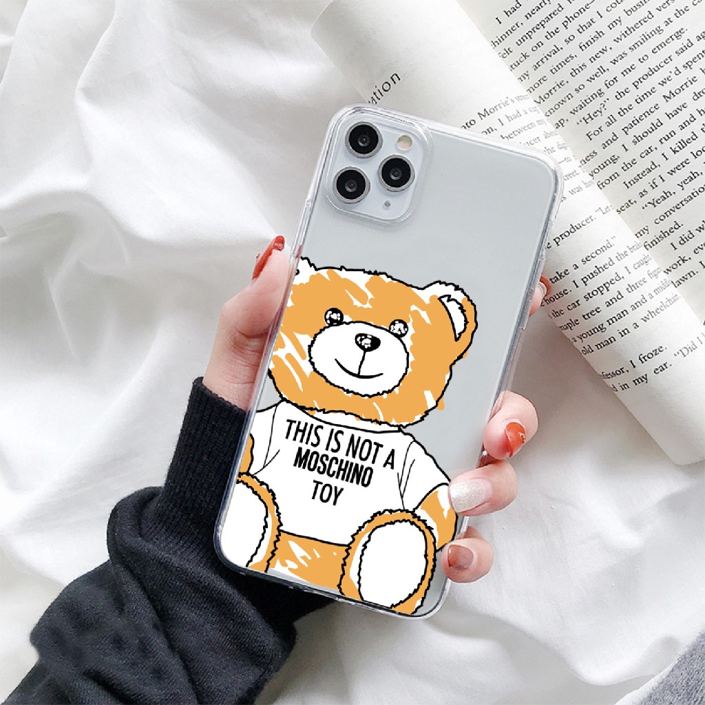 Ốp Điện Thoại,Ốp Lưng iphone 11,Gấu moschino trong 6/6s/6plus/6splus/7/8/7plus/8plus/x/xs/xsmax/11/11promax-nhật linh