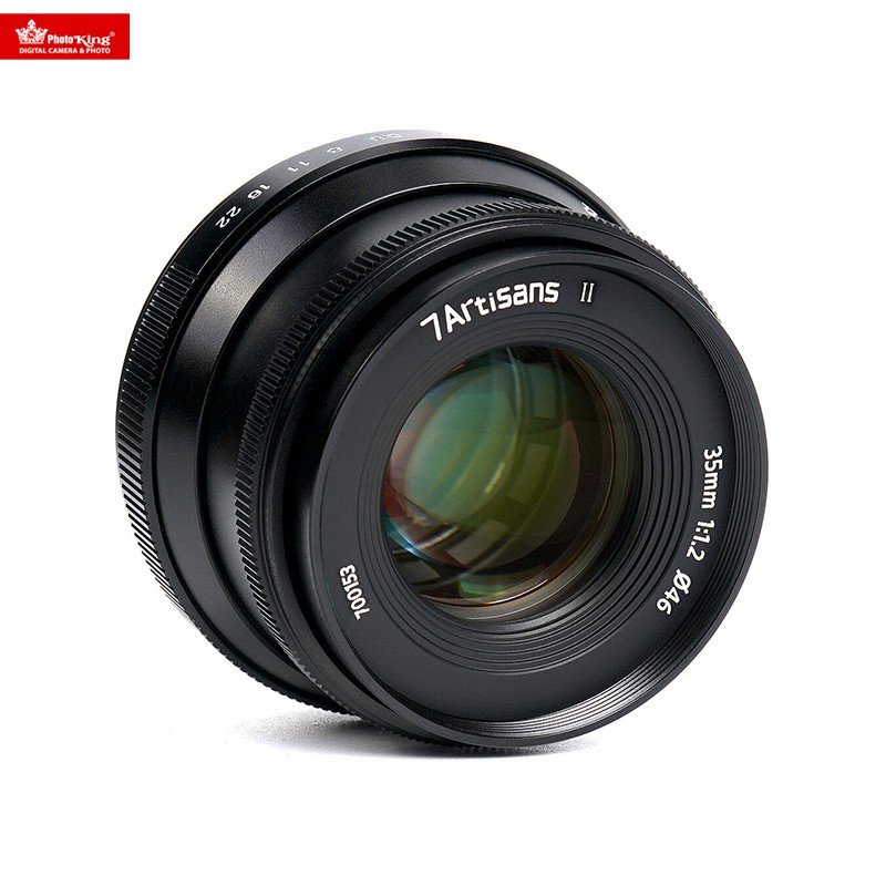 Ống kính MF 7Artisans 35mm f1.2 Mark II cho Sony E, Fujifilm X, Olympus M43, Canon EOS-M và Nikon Z